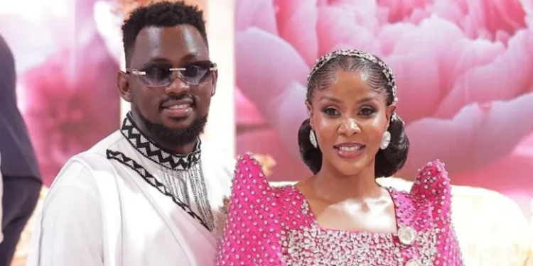 Star Couple Desire Luzinda & Levixone Shine in Glamorous Kwanjula