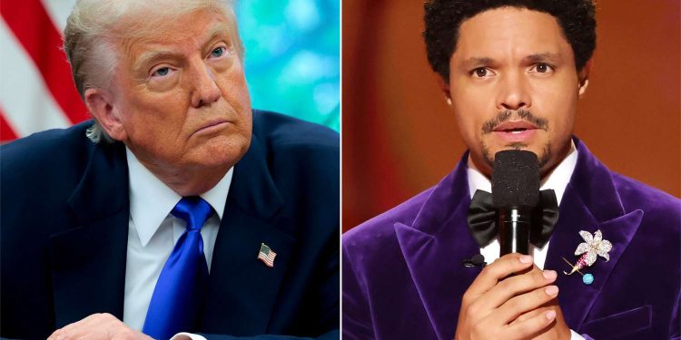 Trump Threatens to Sue Trevor Noah Over Grammys Joke.