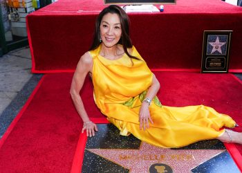Michelle Yeoh Honored with Star on Hollywood Walk of Fame