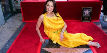 Michelle Yeoh Honored with Star on Hollywood Walk of Fame